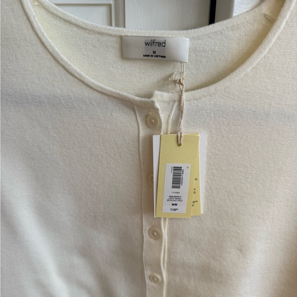 Wilfred Ivory Button-Up Cardigan - Picture 4 of 4